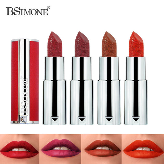 Creamy Matte Lipstick ✨ Hydrating & Transfer Proof 💄 Skin-Brightening Effect