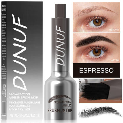 2-Color Waterproof Eyeliner Mascara - Natural Gradient, 24H Smudge-Proof