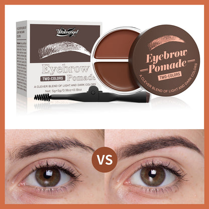 2-Tone 3D Brow Gel Eyebrow Mascara Natural Gradient Waterproof Smudge-Proof