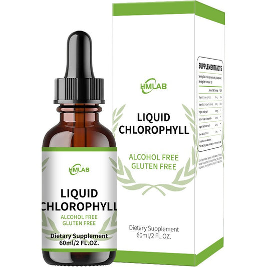 2Pack Chlorophyll Drops for Body Detox and Skin Glow Liquid Supplement