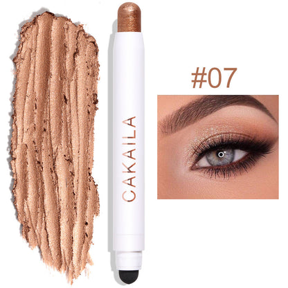 Eye Shadow Stick Palette Double-Head Glitter Sequins Eyeshadow Pen