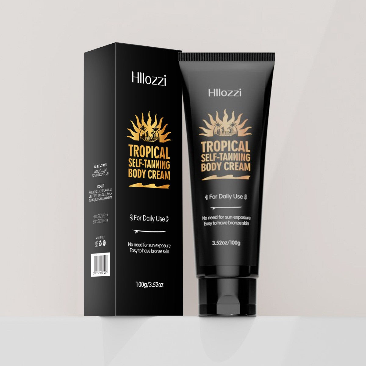 Tropical Coconut Self-Tanning - Natural Bronze, Streak-Free, Moisturizing
