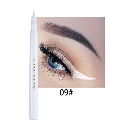 Colorful Eyeliner Eye Pencils - Ultra-Fine Tip, Waterproof, Smudge-Proof