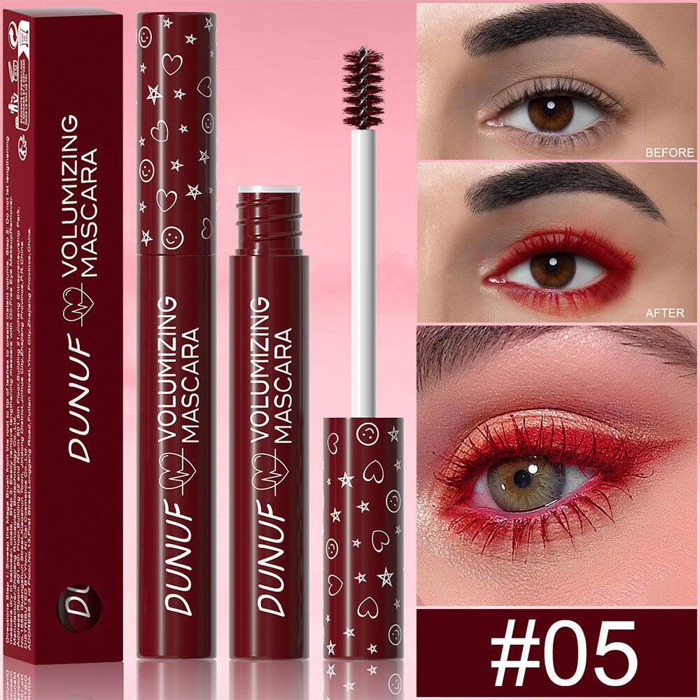 Colorful Waterproof Mascara Volumizing Lengthening Curl Lift Makeup for Women