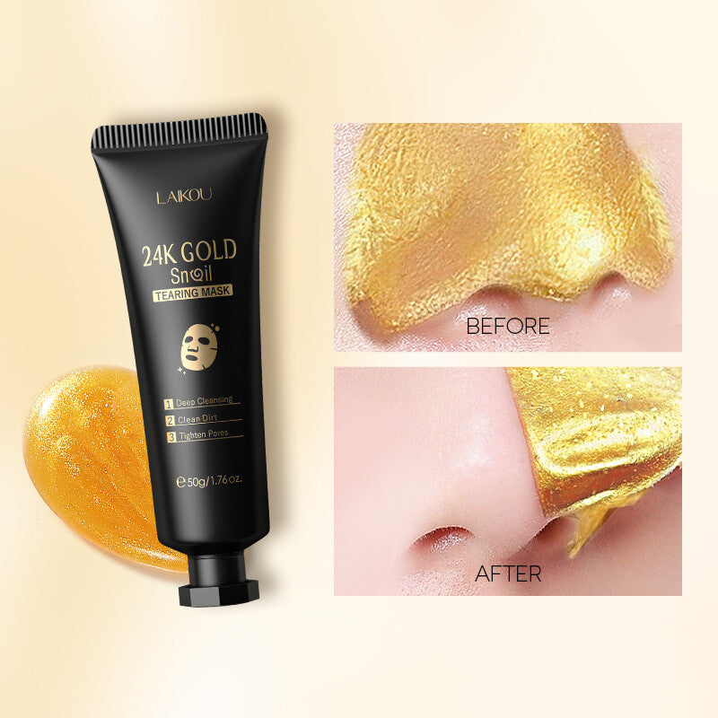 Skin Care Skin Masks 24K Gold 50g Snail Cleansing Pore Shrinking Pore