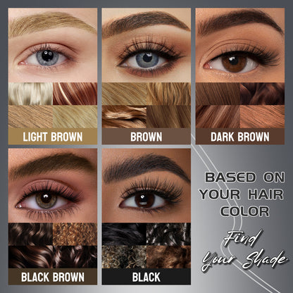 3D Dual-Ended Eyebrow Liner & Eyeliner Waterproof No Fading Long Lasting