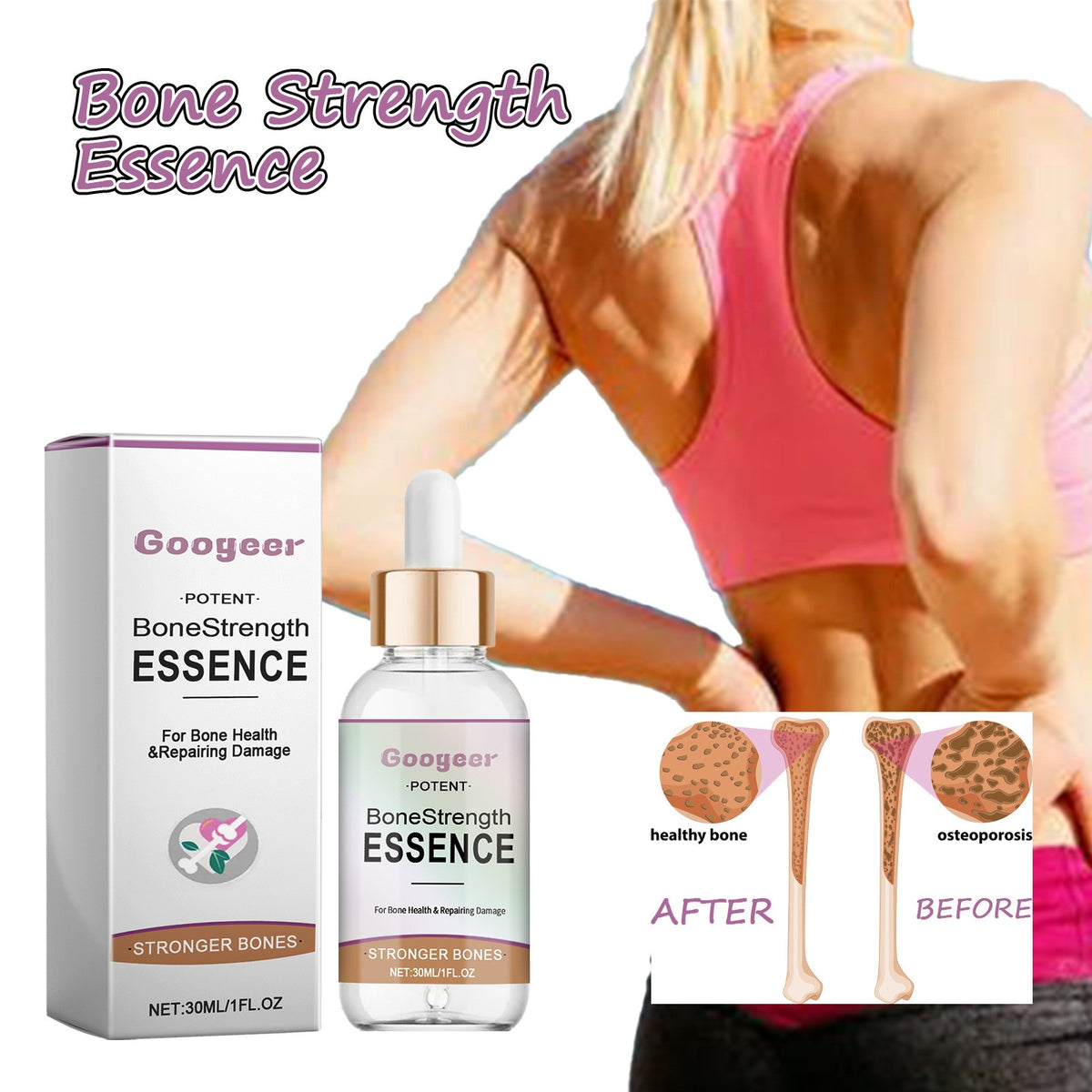 Googeer Joint Comfort Drops - Back & Muscle Support Liquid Supplement