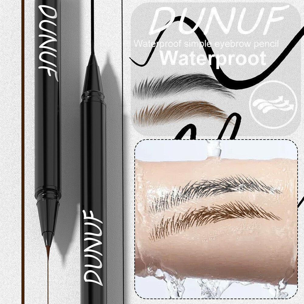 2-Color Liquid Eyeliner Waterproof Quick-Dry Smudge-Proof Eyes Makeup for Women