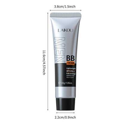 1.06oz BB Cream For Men Makeup Base Cover Flaws Oil Control Anti-Aging