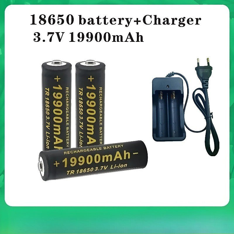 3.7V 19.9Ah High Capacity Li-ion Battery for High-Power Flashlight Light