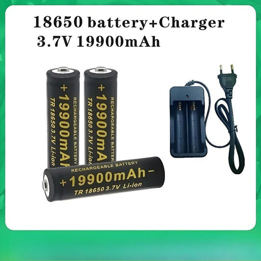3.7V 19.9Ah High Capacity Li-ion Battery for High-Power Flashlight Light