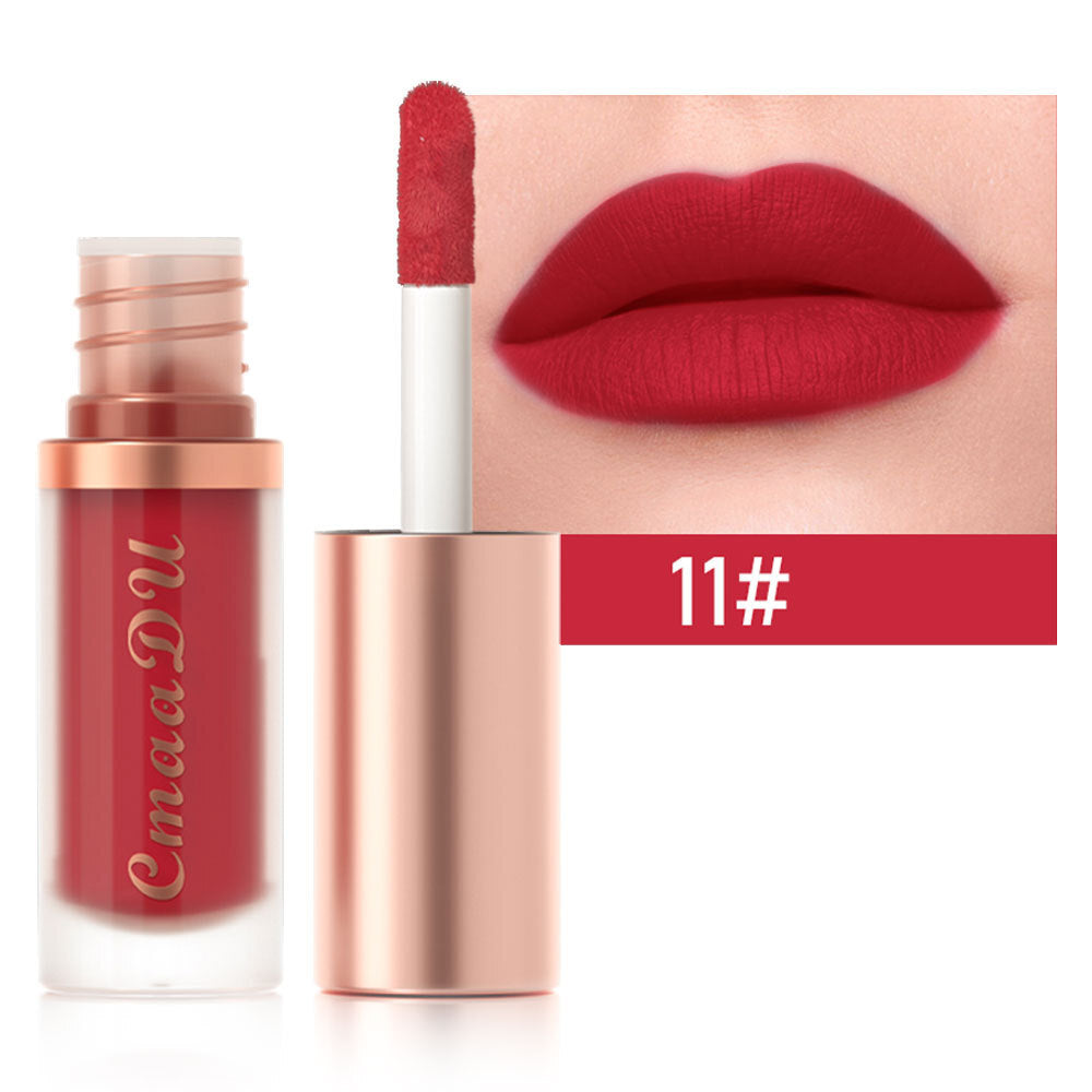 12Color Velvet Matte Liquid Lipstick Lip Gloss Long Lasting Non-Stick Waterproof