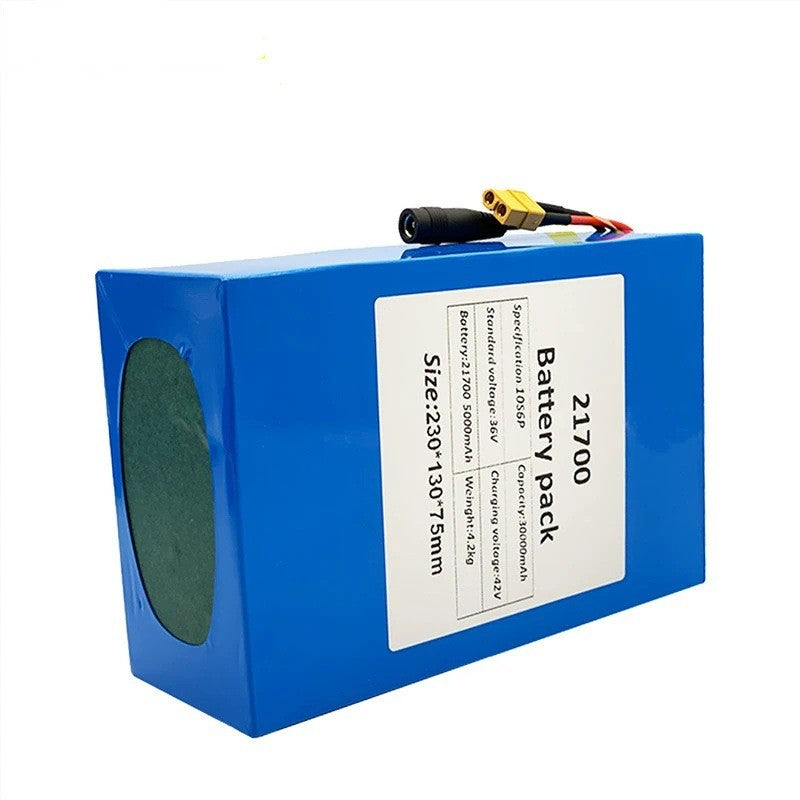 36V 30000mAh 1000W Li-ion Battery 10S6P w/BMS, for Electric Bicycle E-Bike
