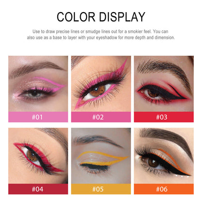 20-Color Waterproof Eyeliner Gift Set Quick-Dry Matte Colorful Makeup for Women