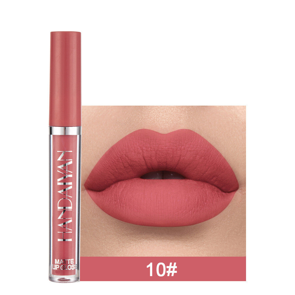 12pcs Matte Liquid Lipstick - Waterproof Transfer-Proof Long-Lasting Lip Glaze