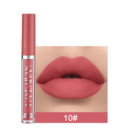 12pcs Matte Liquid Lipstick - Waterproof Transfer-Proof Long-Lasting Lip Glaze