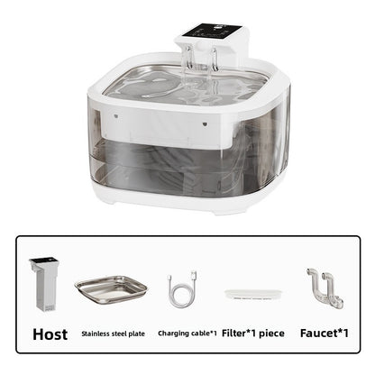 PetFlow Rechargeable Cat Dog Water Dispenser, Cordless Auto Flow