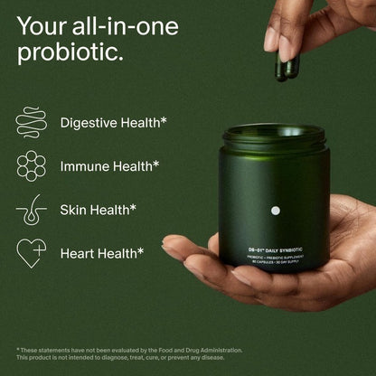 Synbiotic Daily Supplement for Gut Health and Immune System Support