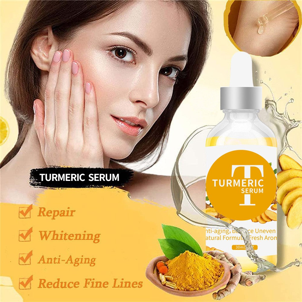 Moisturizers Turmeric Serum Fade Acne Scars Exfoliate Minimize Pores Fine Lines