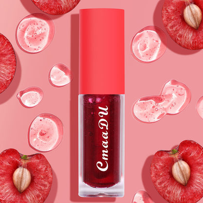 6-Color Fruit Flavored Lip Tint - Color Changing, Sheer Glossy Finish Lip Gloss