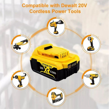 Replacement for DeWalt MAX XR DCB205 DCB200 18V/20V Li-ion Battery
