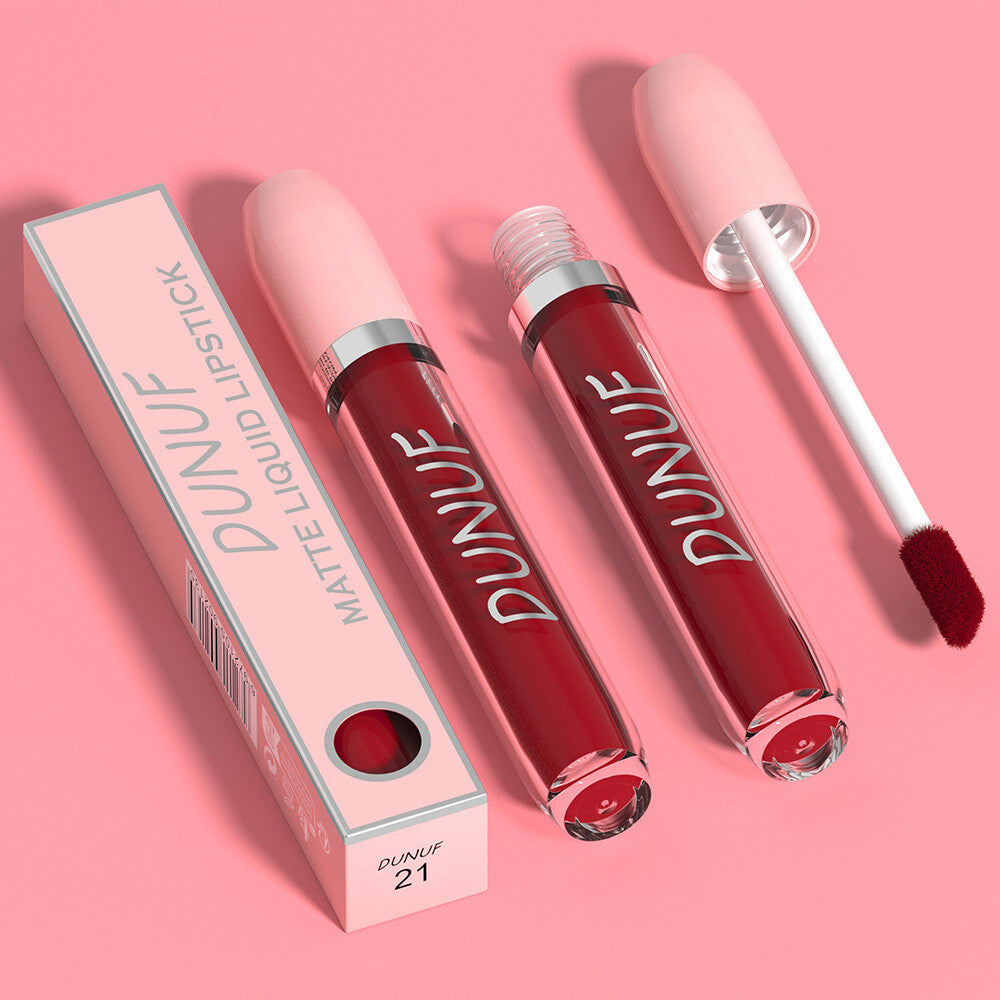 Matte Velvet Liquid Lipstick 25 Colors Lip Gloss Waterproof Non-Sticky