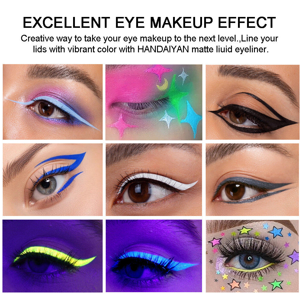 12pcs Gift Set Eye Shadow & Eyeliner Matte & Quick-Dry Makeup for Women