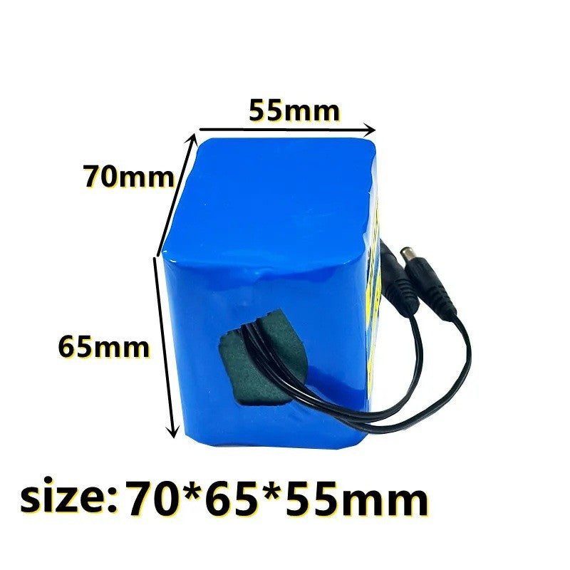 12.8V 18000mAh 4S3P Li-ion Battery Pack w/ Smart BMS, Rechargeable