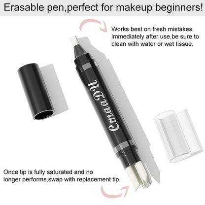 Eyeliner Corrector Pen - Makeup Eyebrow Liner Fix Tool Smudge Eraser Precise Tip