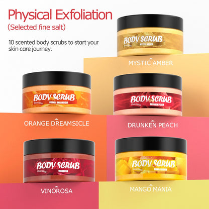 Strawberry Vanilla Body Scrub Exfoliators - Exfoliating KP Treatment Smooth Skin