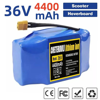 High-quality 36V 4400mAh 10S2P Li-ion Battery for Scooter/Unicycle