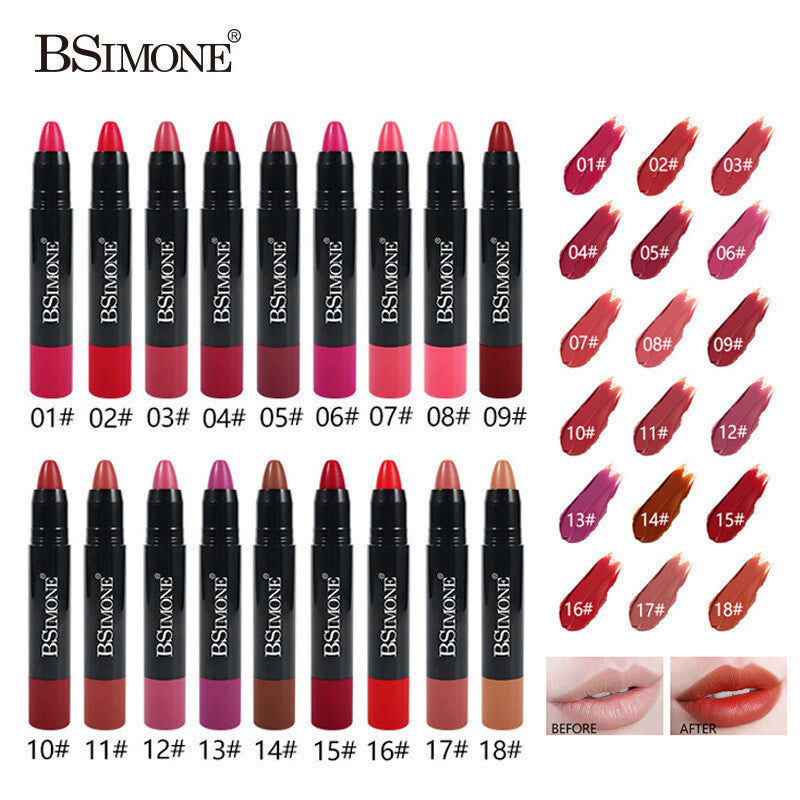 Matte Lipstick Pen ✏️ Waterproof & Smudge Proof 💋 Velvet Long Lasting Lip Color