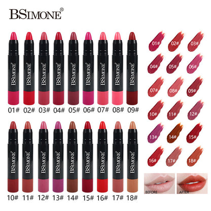 Matte Lipstick Pen ✏️ Waterproof & Smudge Proof 💋 Velvet Long Lasting Lip Color