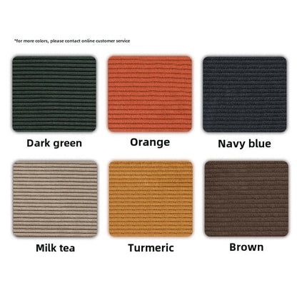 118in Retro Corduroy Sofa - High Density Sponge, Extra Large Couch