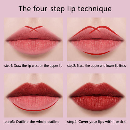 Matte Lipstick Pen ✏️ Waterproof & Smudge Proof 💋 Velvet Long Lasting Lip Color