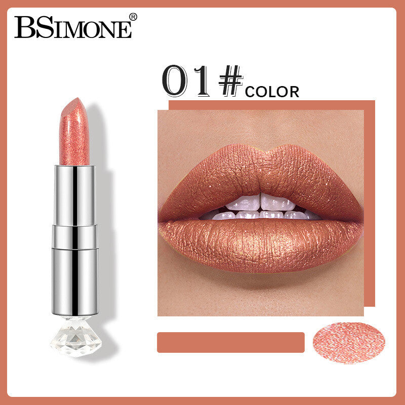 Shimmer Lipstick ✨ Moisturizing & Highly Pigmented 💋 Multi-Use as Eyeshadow