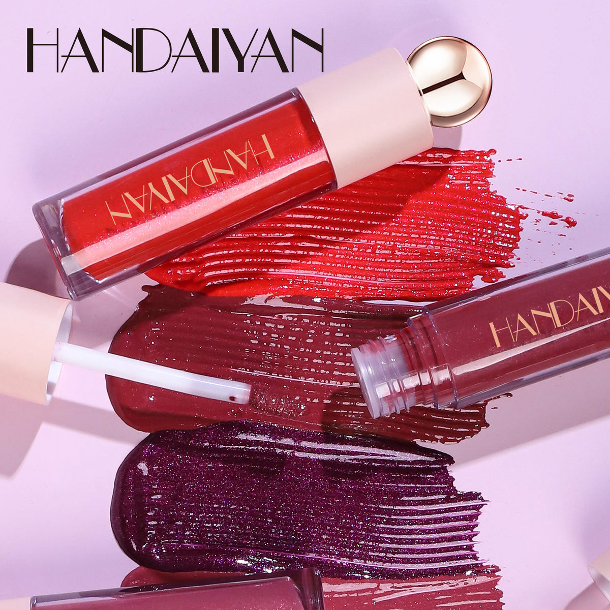 8-Color Shimmer Lip Gloss - Velvet Matte & Glossy, Moisturizing Liquid Lipstick