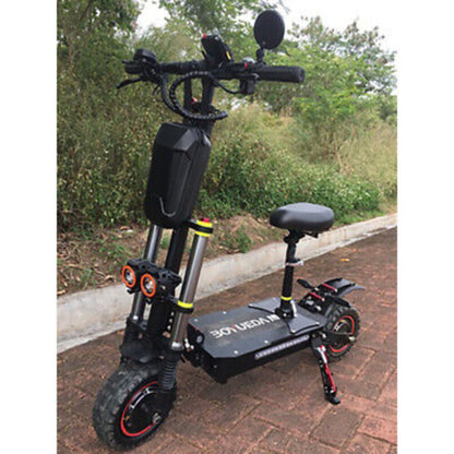 Dual Motor Off Road Electric Scooter For Adult With Seat 80KM/H High Powerful