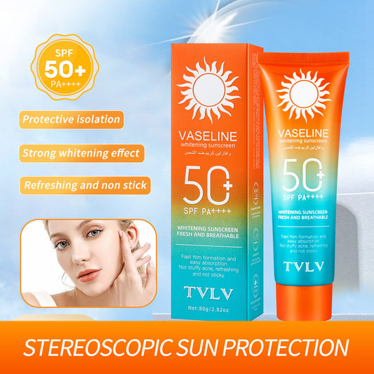 Primer Whitening Sun Protection Sunscreen Skincare Milk SPF50+ PA++++ 2.82 OZ