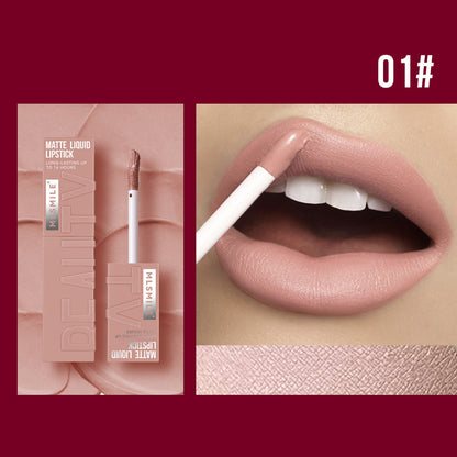 6 Colors Glitter Matte Lip Gloss Lasting Moisturizing Liquid Lipstick Lip Glaze