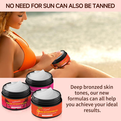 Carrot Watermelon Peach Tan Gel - Waterproof, 7-Day Bronze, No Streaks