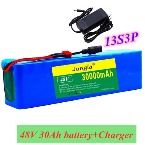 13S3P 48V 30Ah Li-ion Battery Pack with BMS for Electric Scooter E-Bike E-Moped