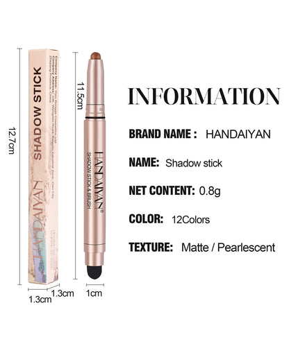 Shimmer Pearl/glitter finish Eye Shadow Liner 1-step application Waterproof