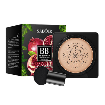 Red Pomegranate BB Cream Mushroom Cushion Brightening Hydrating & Full Coverage