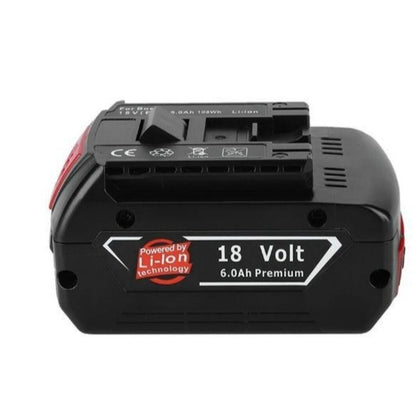 18V 12Ah Lithium Battery Compatible with BOSCH Power Tools and Charger
