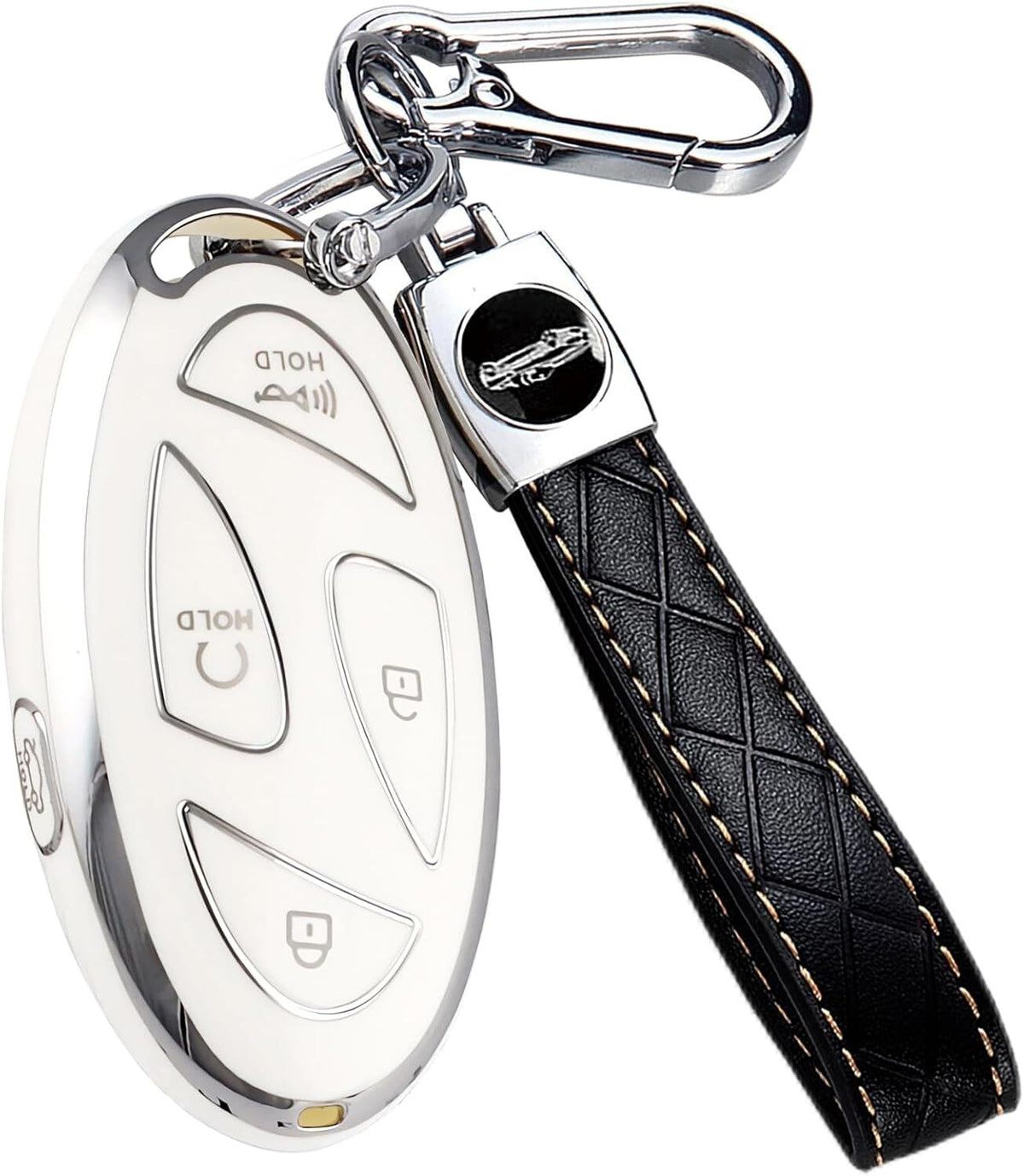 Key Fob Cover for Hyundai with Keychain Soft TPU Key Case Shell for Hyundai Key
