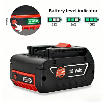 Compatible with Bosch 18V Li-ion Battery High-Power for Drill Tools