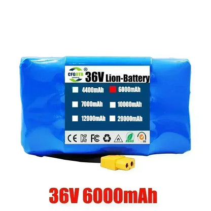 Genuine 36V 12Ah 10S2P Li-ion Battery Rechargeable Batteries