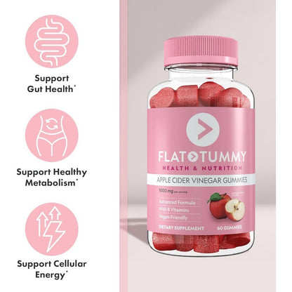 Apple Cider Vinegar Gummies with Beet Pomegranate and B Vitamins Gut Health