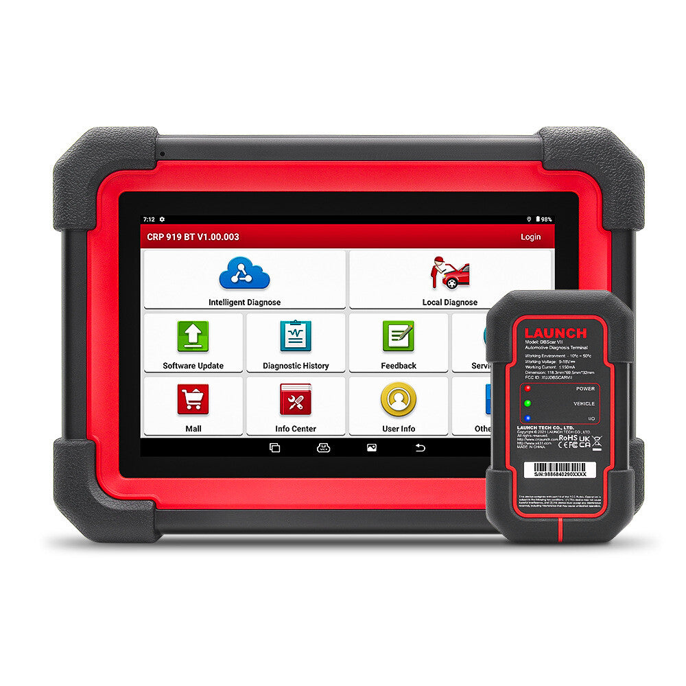 X431 CANFD CRP 919E BT DBScar VII VCI OBD Scanner